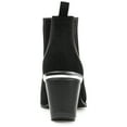 thumbnail image 4 of Journee Womens Issla Pull On Stacked Heel Booties, Widths Available, 4 of 10
