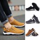 thumbnail image 4 of Zapatos para caminar sin cordones para hombre, zapatos antideslizantes transpirables informales con suela de goma a la moda, 4 of 5