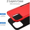 thumbnail image 3 of Entronix iPhone 11 Shockproof Heavy Phone Case, Red, 3 of 8
