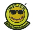 thumbnail image 2 of Military Theme Special Forces Project Zipper - 3" - Tactical Embroidered Hook and Loop Patch Badge DIY Application Appliques, 2 of 2