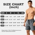 thumbnail image 2 of 5 Pack Men's Athletic Gym Shorts with Pockets Quick Dry Activewear Workout Running Shorts for Men, 2 of 5
