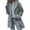 Gray, variant on IROINNID Women's Comfy Mid-Long Jacket Solid Color Open Front Long Sleeve Outwear, Gray