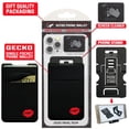 thumbnail image 5 of Gecko Travel Tech Double Pocket - Adhesive Card Holder - Cell Phone Pouch - Stick on Lycra Pocket - Carry Credit Cards and Cash (Lips), 5 of 10