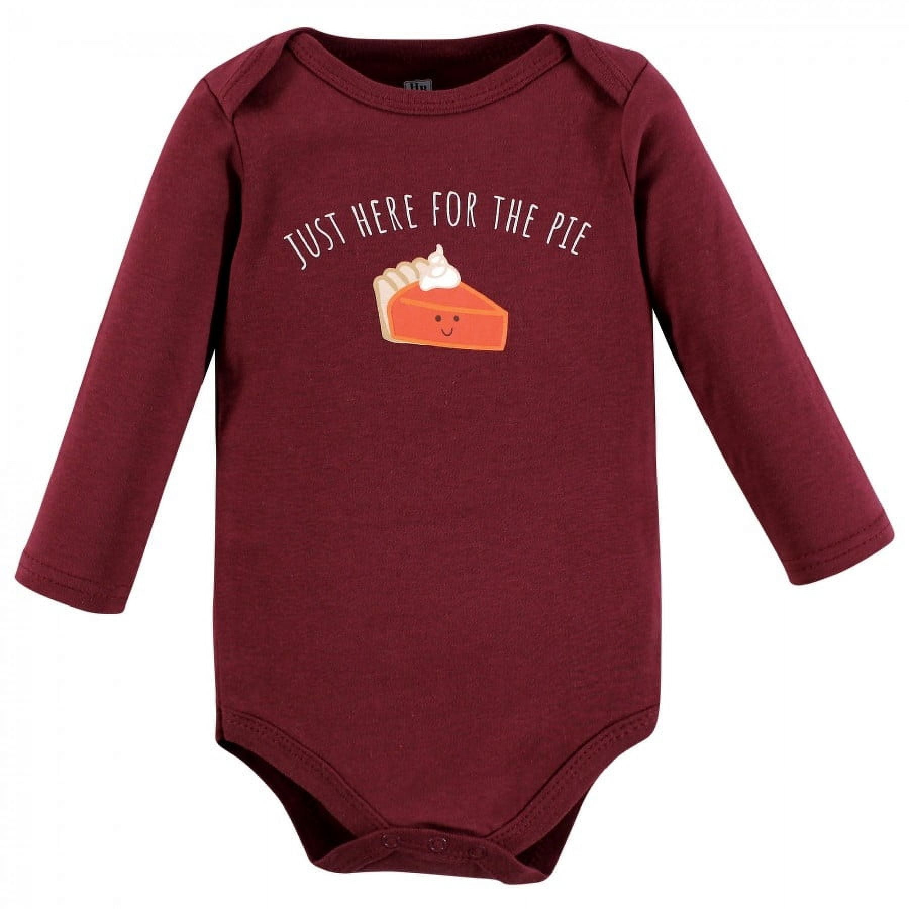 Hudson Baby Unisex Baby Cotton Long-Sleeve Bodysuits, Hello Autumn, 6-9 Months