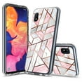 thumbnail image 1 of Samsung Galaxy A01 Case, KAESAR Hybrid Bling Glitter Sparkle Laser Polygon Marble Graphic Fashion Cute Colorful Skin Cover Shockproof Case for Samsung Galaxy A01, 1 of 5