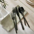 thumbnail image 5 of Thyme & Table Lumi 20-Piece Black Stainless Steel Flatware Set, Service for 4, 5 of 7