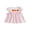 Pink, variant on RUINIXCW Toddler Baby Girl Halloween Dress Infant Baby Girl Summer Fall Dress Clothes Pumpkin Embroidery Collar Puff Short Sleeve Dress with Bow