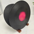 thumbnail image 3 of Lefu Vinyl Record Storage Holder Deskop Display Stand Books CDs Record Stand Wooden, 3 of 10