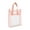 Pink, variant on Clear PVC Tote Bag for Women Men, Large Capacity Transparent Campus Handbag Double Layer, Heavy Duty Waterproof Book Bag for Youngsters College Work Shopping Beach