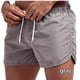 thumbnail image 1 of Pantalones cortos deportivos de malla transpirables para hombre, de moda, para correr, de secado rápido, para entrenamiento fino de verano, para playa, 1 of 5