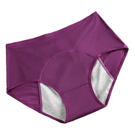 SnnmBlm Women s Cotton Underwear High Waisted Ladies Panties Full Coverage Briefs (Regular & Plus Size) 2024 Purple 6XL