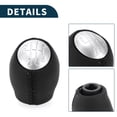thumbnail image 4 of Unique Bargains Gear Shift Knob 6 Speed Manual Gearbox Stick Shifter Lever Knob for Renault Fluence 2010-2015 Plastic, 4 of 6
