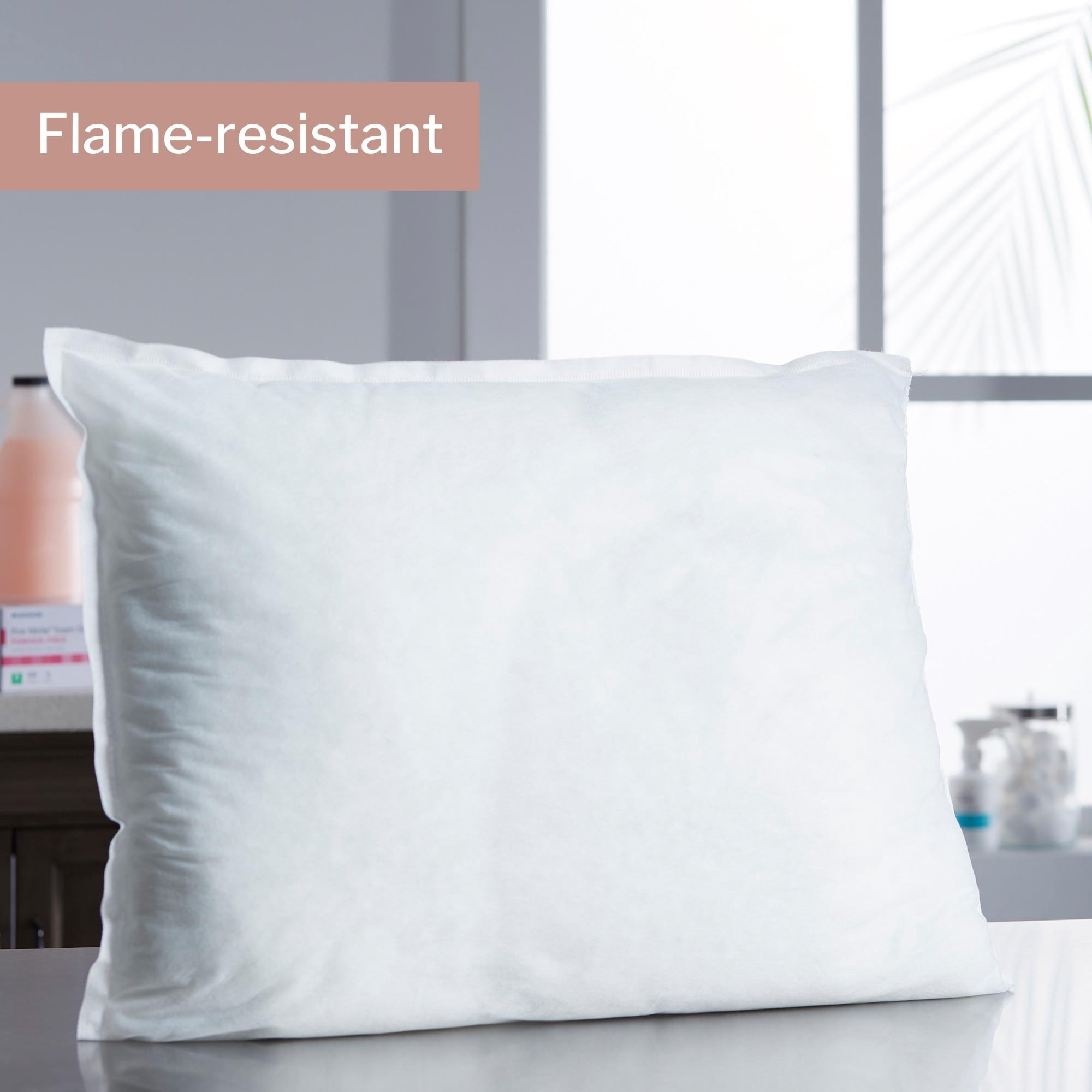 McKesson Disposable Bed Pillow - Standard Size Medical Pillows, 17 in x 24 in, 12 Ct