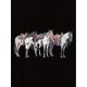 thumbnail image 2 of 1pc Women's Fashion Horse Print T-Shirt, Casual Crew Neck Short Sleeve Top, Polyester 95% Spandex 5% Knit Fabric, Medium Stretch, All Seasons Comfort Fit, 2 of 6