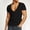 Black, variant on Gym Workout Men's Solid Color High-Elasticity Quick-Dry Cotton V Neck Short Sleeve Slim-Fit Muscle Fitness Top Tight-Fitting Breathable Training Tee Summer Fitness