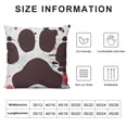 thumbnail image 5 of Qinduosi Dogs Gifts for Dog Lovers,Dog Pillow Covers Inch,Dog Paw Footprints Throw Pillow Covers Decoration for Bedroom Room Living Sofa Couch, 5 of 5