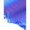 thumbnail image 5 of Mesh Top for Women Crop Tops Long Sleeve Crew Neck Party t Shirt XS Blue Purple, 5 of 6