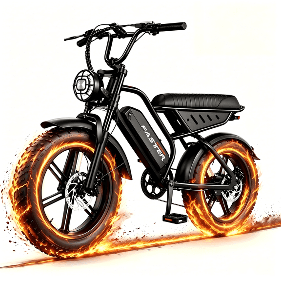 1500W Electric Bike for Adults, 20x4" Fat Tire Mountain Ebike, 28MPH Max Speed, 48V 15.6Ah Removable Battery, Full Suspension Electric Bicycle for Outdoor Adventure UL2849