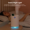 thumbnail image 2 of 1L Double Spray Humidifiers with LED Light Portable Handle Cool Mist Auto Shut-Off Humidifier Desk Humidifiers for Home Office Bedroom Baby Room, 2 of 8