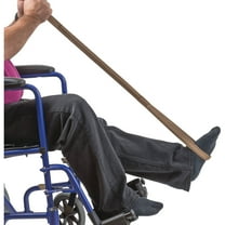 DMI Leg Lifter Strap helps Increase Mobility and Maneuverability on Injured, Elderly or Disabled with Foot Loop and Hand Grip, Adult Size, 32 inches long