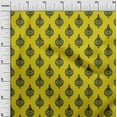 thumbnail image 2 of oneOone Tissu Popeline de Coton Imprimé Feuilles & Fleurs BTY 56 Pouces de Large, 2 of 4