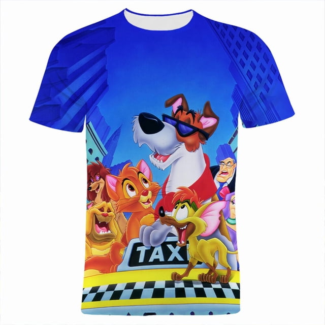 Oliver Unternehmen 3D Druck männer Kleidung Mode Sommer Übergroßen Frauen camisetas Disney película dibujos animados Anime Kinder camiseta xuanjing unisex
