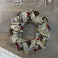 thumbnail image 2 of Northlight Pine Cones, Birch and Berries Artificial Christmas Wreath, 13-Inch, Unlit, 2 of 3