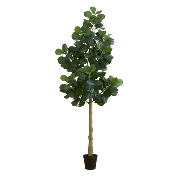 Nearly Natural 9ft. Artificial Fiddle Leaf Fig Tree, Green