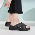 thumbnail image 5 of Mostsola Sandals for Women Trendy Open Toe Slip on Walking Shoes Lightweight Summer Dress Shoes, 5 of 9