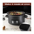 thumbnail image 2 of 4 In 1 Slow Cooker Divider Liners Fits 6 Qt Crockpots, 4 Grids Silicone Crockpots Divider, Cooking, 2 of 5