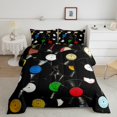thumbnail image 2 of Erosebridal Colorful Vinyl Record Bedding Todder Comforter Set, 70s 80s 90s Music Down Comforter, Reversible 2 Pieces, 2 of 8