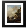 thumbnail image 2 of Philips Wouwerman 12x14 Black Modern Framed Museum Art Print Titled - Halte De Cavaliers (1639 - 1668), 2 of 5