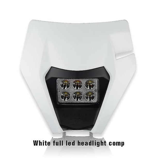 Powerzone-faro Led para motocicleta, faro delantero para Supermoto, carenado para Ktm Exc Sxf Mx Dirt para moto de Enduro