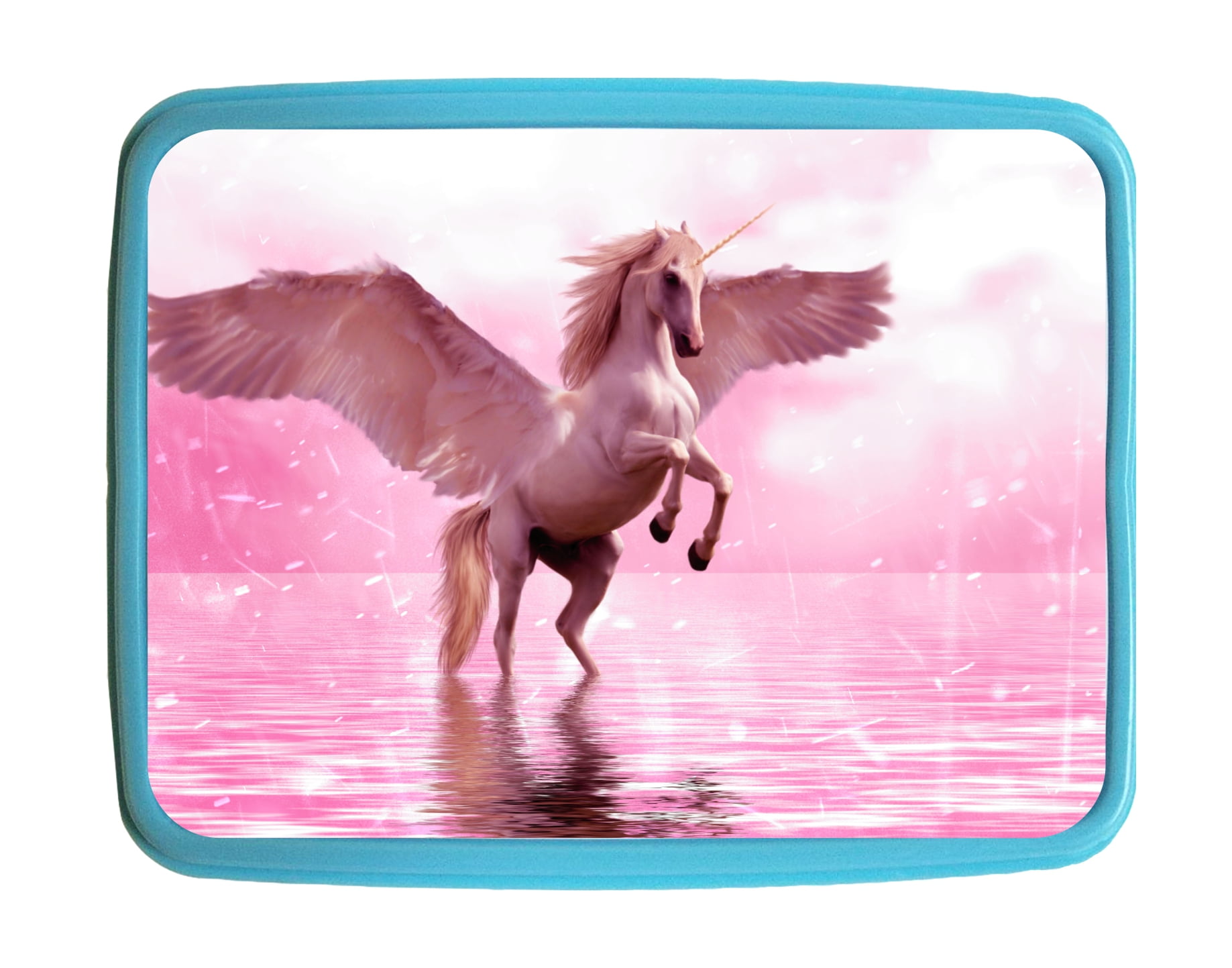 Lunchbox Unicorn Pink Dream Kids Bento Lunch Box with 3 Compartment