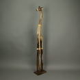 thumbnail image 4 of 40 Inch Tall Hand Carved Standing Wooden Giraffe Statue Home Decor Sculpture, 4 of 5