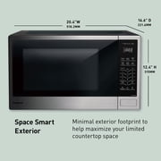 Panasonic NN-SU696S 1.3 Cu. Ft. 1100W Countertop Microwave Oven Genius Sensor, Stainless Steel