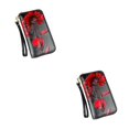 thumbnail image 4 of Qarigey Monedero de cuero para mujer, reemplazo portátil, impermeable, elegante, con bolsillo para tarjetas, Notecase, regalo de cumpleaños, Rojo Tipo 1 2piezas, 4 of 6