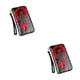 thumbnail image 4 of Qarigey Monedero de cuero para mujer, reemplazo portátil, impermeable, elegante, con bolsillo para tarjetas, Notecase, regalo de cumpleaños, Rojo Tipo 1 2piezas, 4 of 6