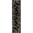 thumbnail image 1 of HomeRoots 353011 2 ft. 6 in. x 10 ft. Runner Wool Black Area Rug, 1 of 1