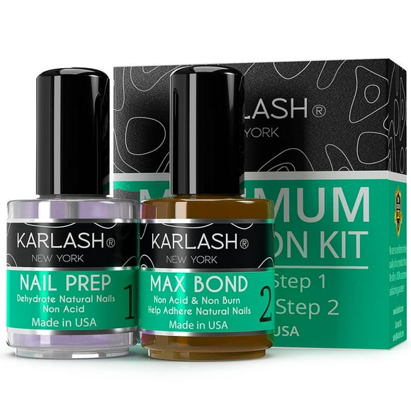 Karlash Professional USA Natural Nail Prep Deshidratado y libre de ácido Bond Primer Nail Bond Superior Bonding Primer para polvo acrílico y esmalte de uñas de gel 0.5 oz
