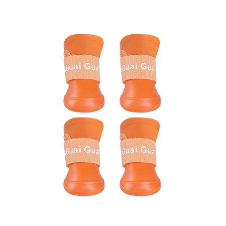 

Spring hue Pet Anti-Slip Rain Snow Boots Candy Colors Rubber Waterproof Boots Shoes
