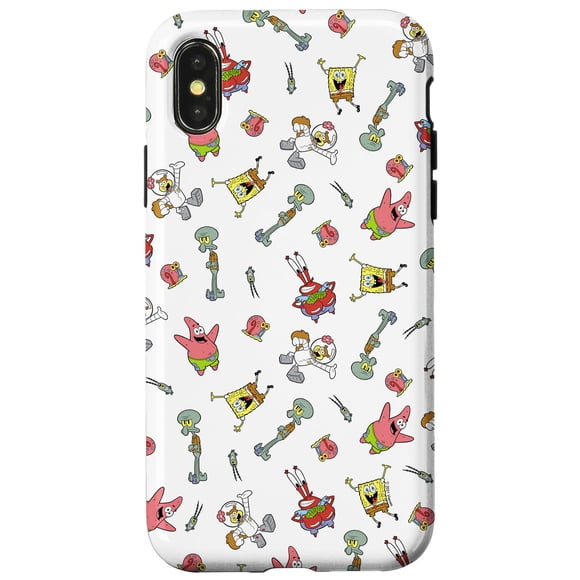 Funda para teléfono SPONGEBOB SQUAREPANTS para iPhone X/XS Toss Up