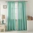 thumbnail image 3 of RT Designers Collection PNN08603 Nikki Faux Silk 54 x 95 in. Rod Pocket Panel, Aqua, 3 of 4