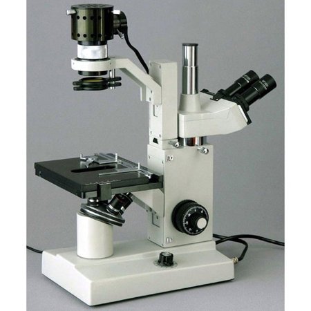 AmScope Inverted Trinocular Microscope 40X-640X New