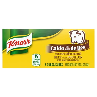 Knorr Cubes Bouillon Beef Box 8 Count 3.1 oz Package May Vary