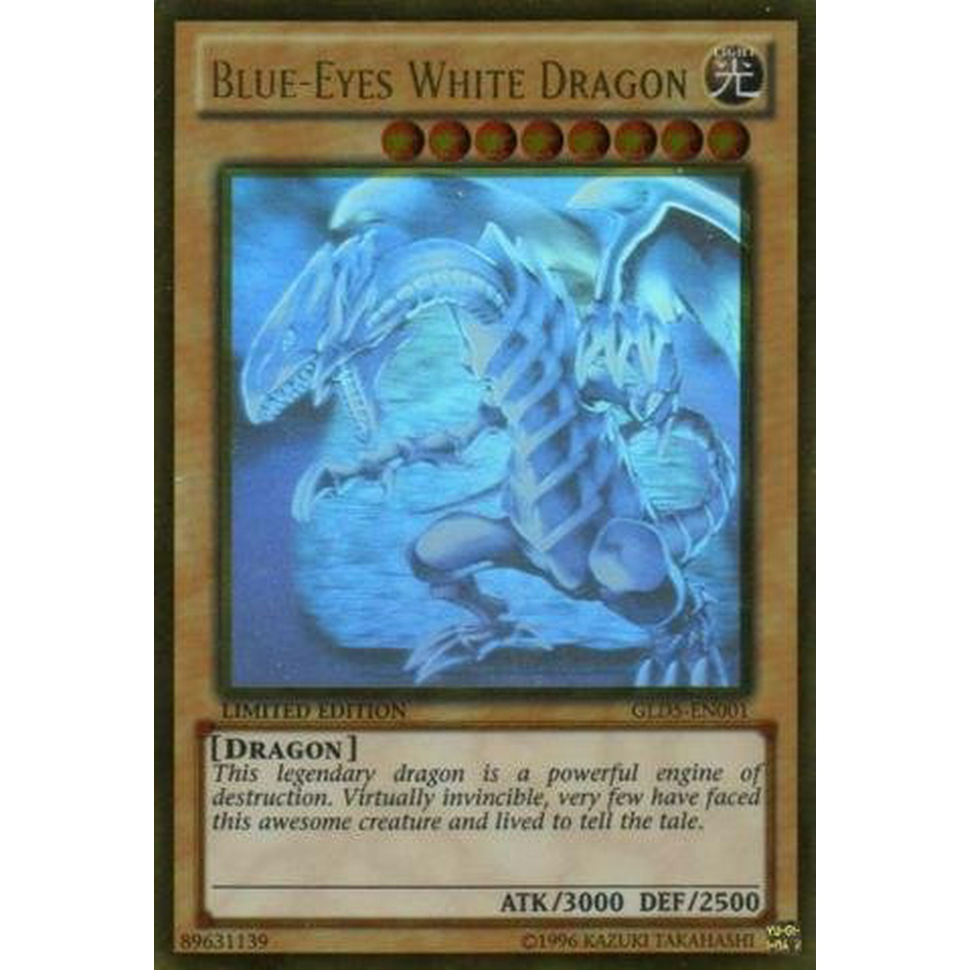 Yu Gi Oh Blue Eyes White Dragon Gld5 En001 Gold Series Haunted Mine Limited Edition Ghost Gold Hybrid Rare Walmart Canada Yu Gi Oh Blue Eyes White Dragon Gld5 En001 Gold Series Haunted Mine Limited Edition Ghost Gold Hybrid Rare Walmart Canada