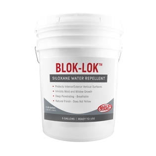 blok lok repellent siloxane water cr rainguard professional silane sealer stucco yr penetrating gal brick concrete block grade clear