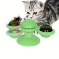 thumbnail image 2 of Interactive Windmill Cat Toy - 1pc, Non-Electric Rotating Play Wheel for Cats, Enhances Vitality & Bonding, 2 of 5