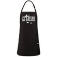 thumbnail image 3 of ApronMen, Funny Aprons For Men - I'd Rather Be Fishing - 100% Cotton with Pockets - Black, 3 of 6