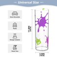 thumbnail image 2 of Colorful Paint Splashes Pattern Plastic Vase 11.8'' x 3.9'' Transparent Non Breakable Decorative for Family, 2 of 6